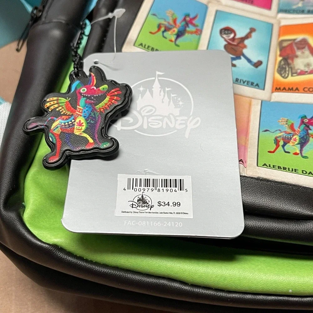 Disney/Pixar Coco Mi Familia Character‎ Dante Zipper Pull Sling Bag 10